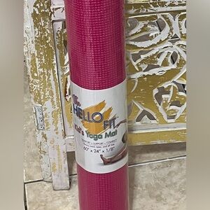New Hello Fit KIDS Yoga Mat - Pink